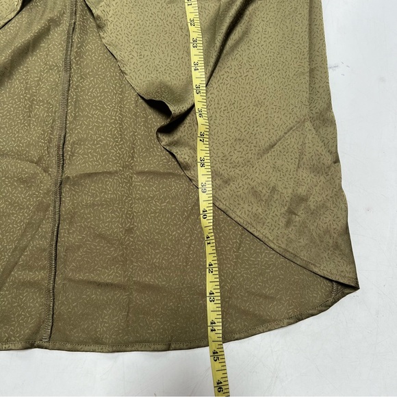 Lulus women’s khaki satin dress S L115-8 - Picture 4 of 6